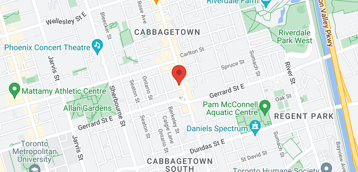 map of 422-426 PARLIAMENT ST